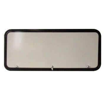 60" x 22" Baggage Door - Tan with Black Trim - Narrow 3/4" Frame