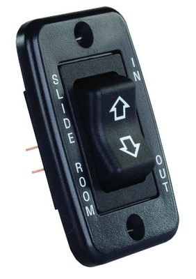 Sigma Slide Out Switch with Bezel and Wire Harness - 5 Prong - Black