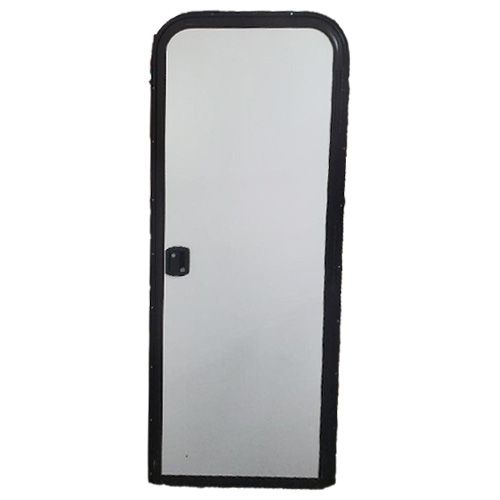 28" x 72" Entry Door - White with Black Frame - No Window