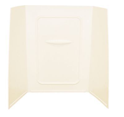 Tub Surround - 24" x 36"x 59" - Parchment Tile