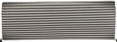 67" x 26" Pleated Cloth Night Shade - Ash / Dusty Gray
