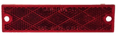Grote Adhesive Single Red Reflector