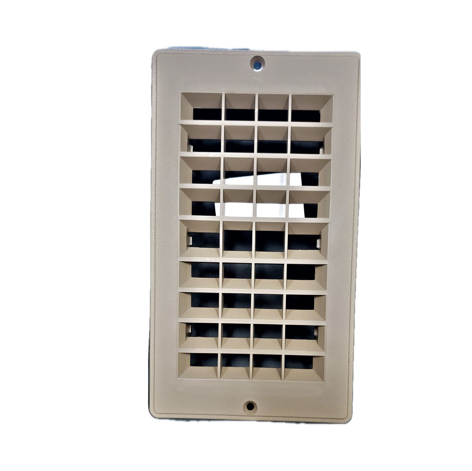 Floor Register - 4" x 8" - Brown Plastic