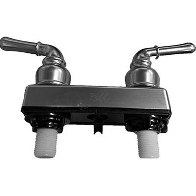 Empire Shower Diverter Faucet - Brushed Nickel - Teapot Handles