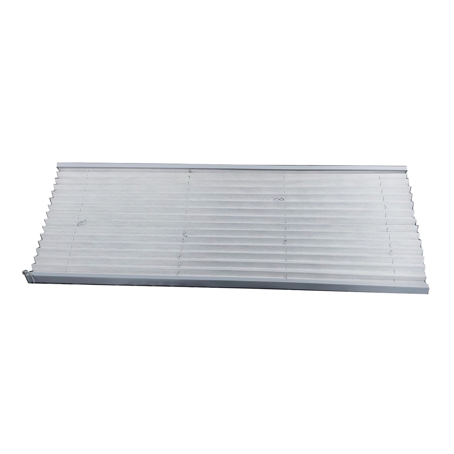 50" x 24" Pleated Cloth Night Shade - Gray