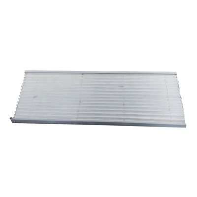 50" x 24" Pleated Cloth Night Shade - Gray