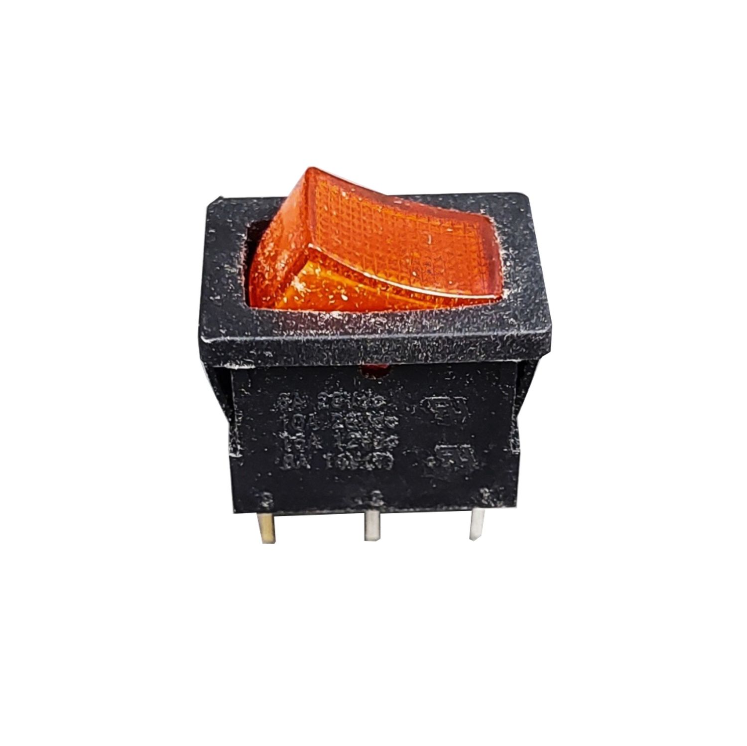 Switch On/Off - Lighted Red - 3/4" x 1/2"