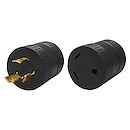 AP Products Power Cord Adapter Plug - Twist-Lock - 30A M to 30A F