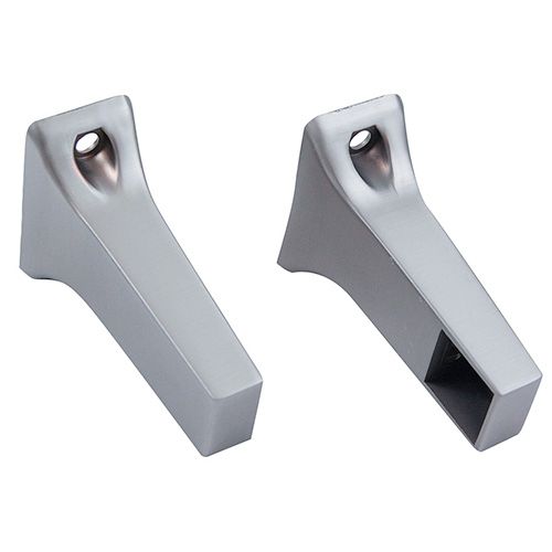 Brushed Nickel Towel Bar End Brackets