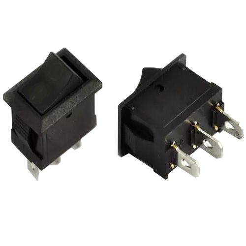 Slide Out Switch Momentary Single Pole Single Throw - 3 Pin Terminal