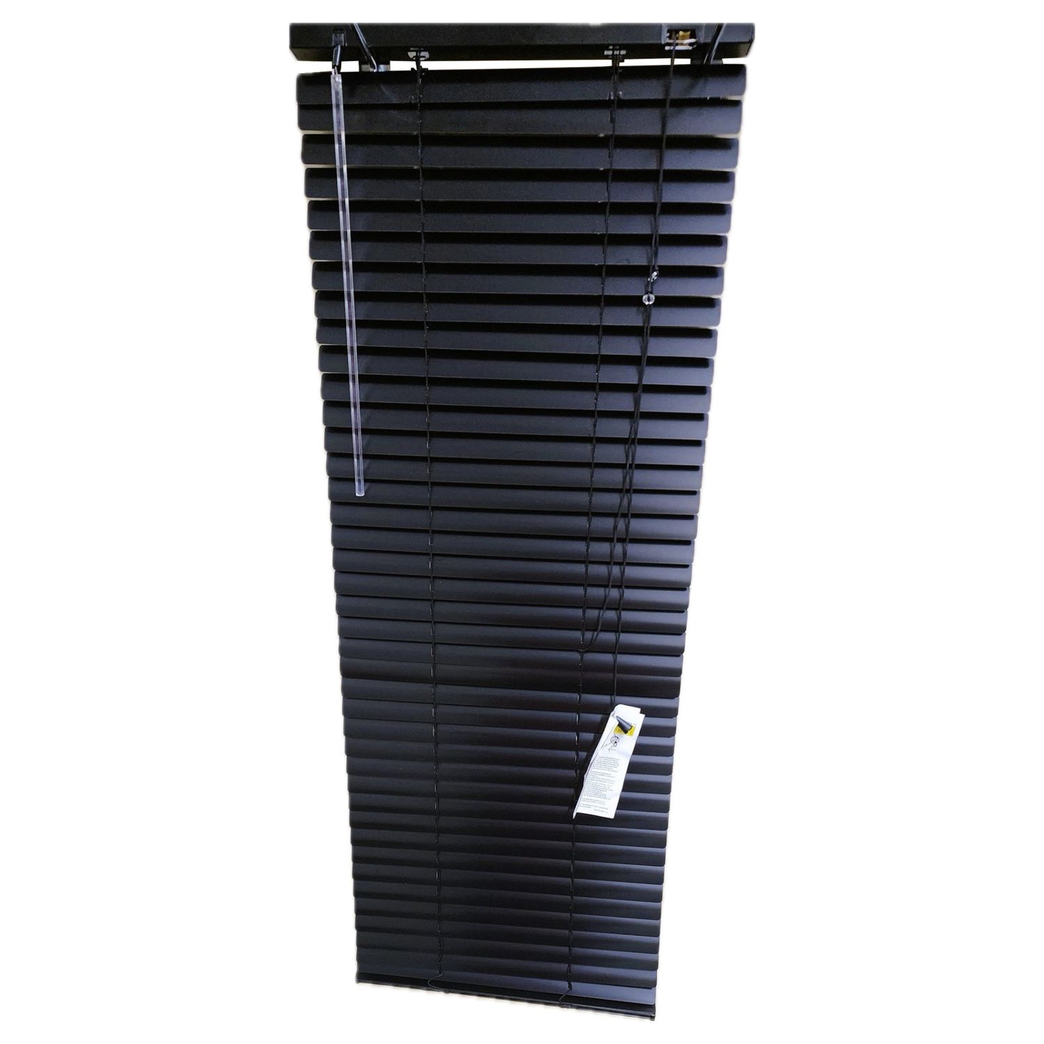 14" x 42" - Metal Mini Blind - Black