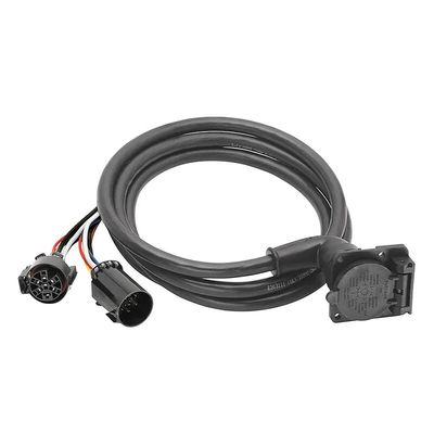 Bargman Trailer Wiring Connector - 7-Way Flat - With 7 Ft. Cable - Fifth Wheel or Goose Neck Trailer