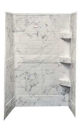 Tub Surround - 24" x 36" x 59" - Marble