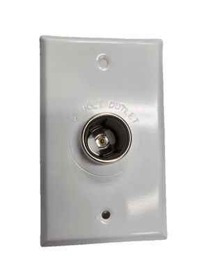12 Volt Adapter Plate - Chrome