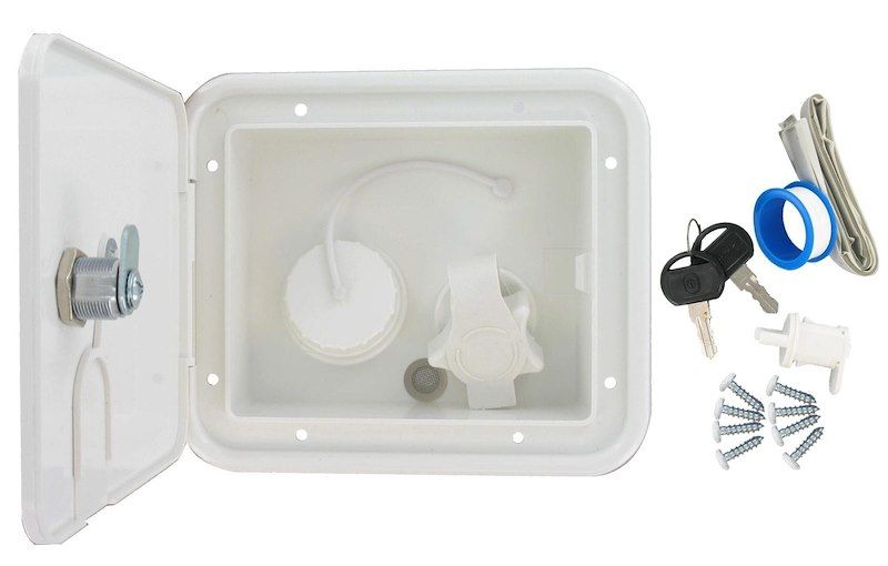 Fresh Water City/ Gravity Fill with Locking Hatch - White