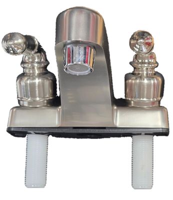 LaSalle Bristol Lavatory Faucet - Brushed Nickel - Teapot Handles