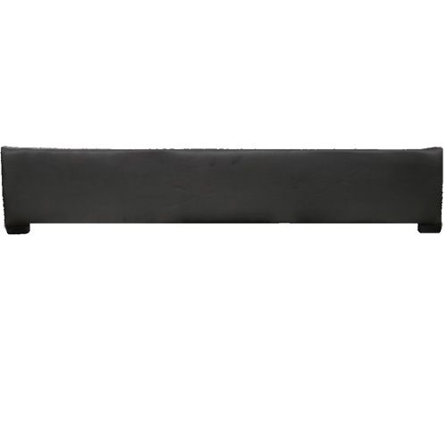 Jack Knife Sofa Kickplate with Feet - Ebony - 62"