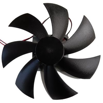 Contoure Range/Stove/Oven Hood Fan Motor &amp; 6-1/2" Blade - 3-Hole Mount - Black