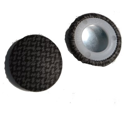 Upholstery Fabric Covered Buttons - Warba Graphite - 20 Pack