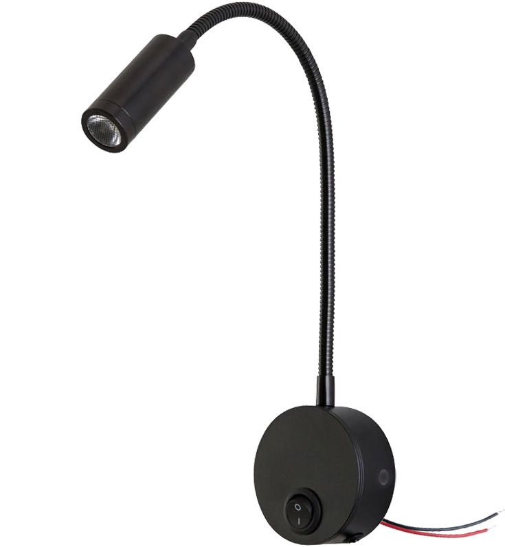 Gooseneck Reading Lamp with USB Port - 12vdc
