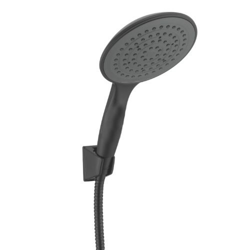 6" Wide Handheld Rain Shower Wand and 60" Hose - Black - #SA434K-MB