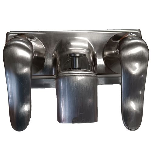 TD Tub Faucet with Shower Diverter - Satin Nickel - Contemporary Style