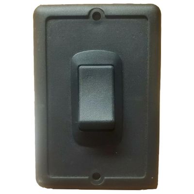 Momentary SPST (Rocker) Switch w/bezel 12vdc 20amp