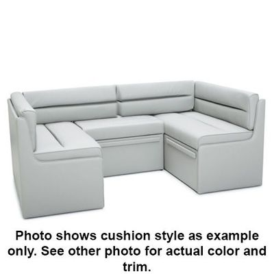 Dinette U Shaped Cushion Set - Square Corners - 48" x 76"