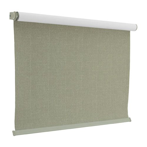 Roller Shade - 26" x 17" - Medium Sage Green