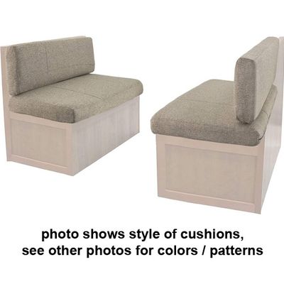 Booth Dinette Cushion Set - Hachi Moonstone / Murrie Granite - 44" x 24"