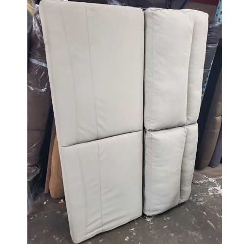 62" Jack Knife Sofa - Light Gray Suede