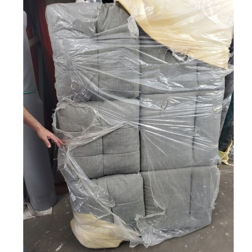 62" Jack Knife Sofa - Medium Gray Fabric