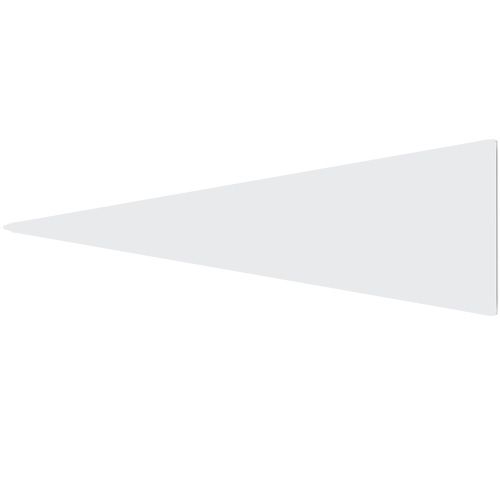 Decal #07 - Cougar Side Die Cut #14 RH - Large Silver Triangle
