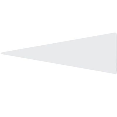 Decal #07 - Cougar Side Die Cut #14 RH - Large Silver Triangle
