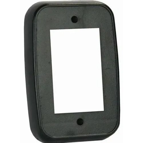 Blank Single Switch Bezel - Black - 3" x 2" x 3/8"