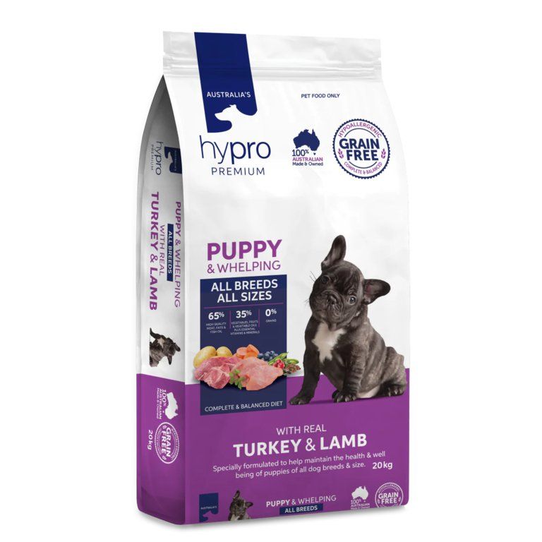 Hypro Premium - Turkey &amp; Lamb - Puppy GRAIN FREE from $24.95