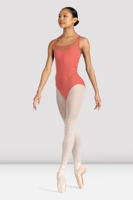 Ladies Azalea Floral Mesh Back Leotard PTW6FXNJDSEVT