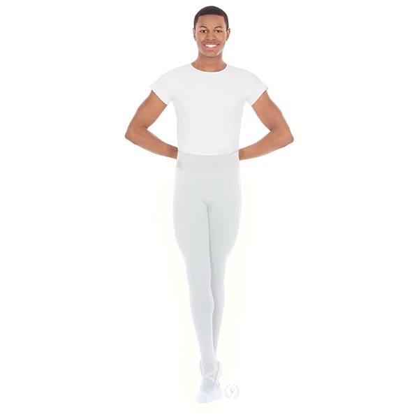 Men's Microfiber Footed Tights