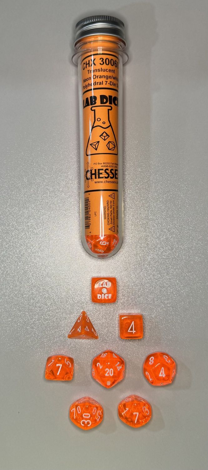 CHX30060 Lab Dice Orange