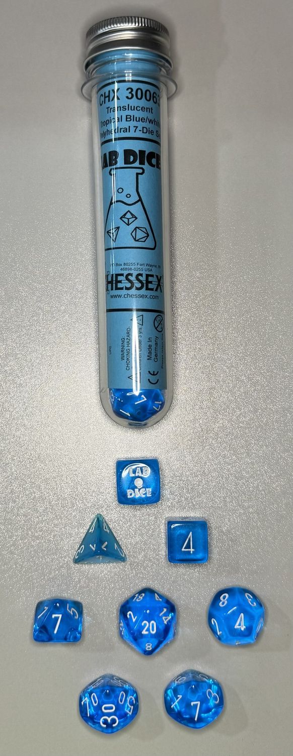 CHX30063 Lab Dice Blue