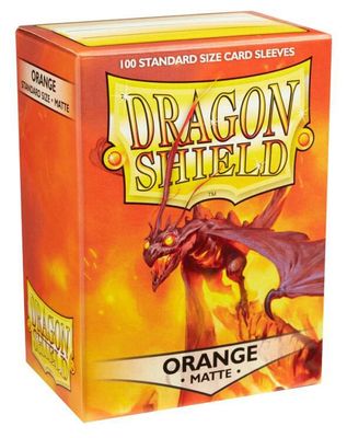 DS Sleeves : Matte Orange 100ct