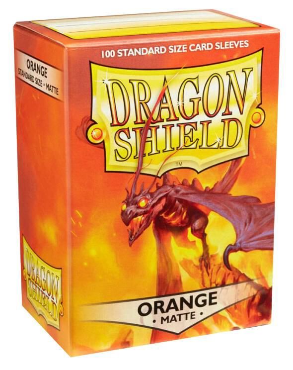 DS Sleeves : Matte Orange 100ct