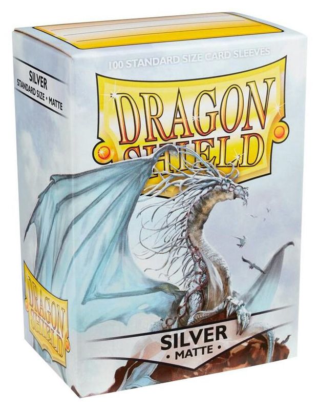 DS Sleeves : Matte Silver 100ct