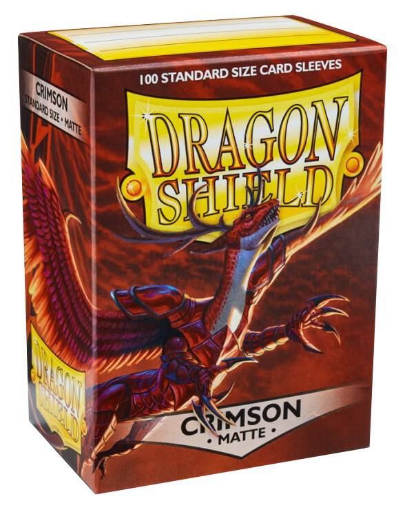 DS Sleeves : Matte Crimson 100ct
