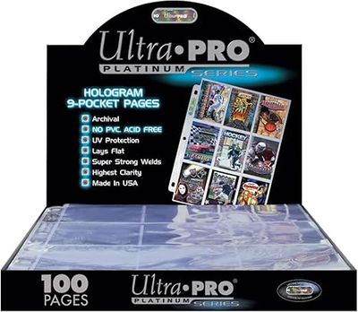 UP 9pkt Platinum Page 100ct pack 81320