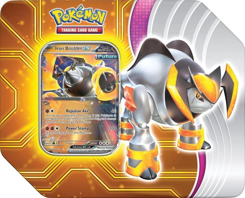 Pokemon Paradox Destinies Tin (Iron Boulder)
