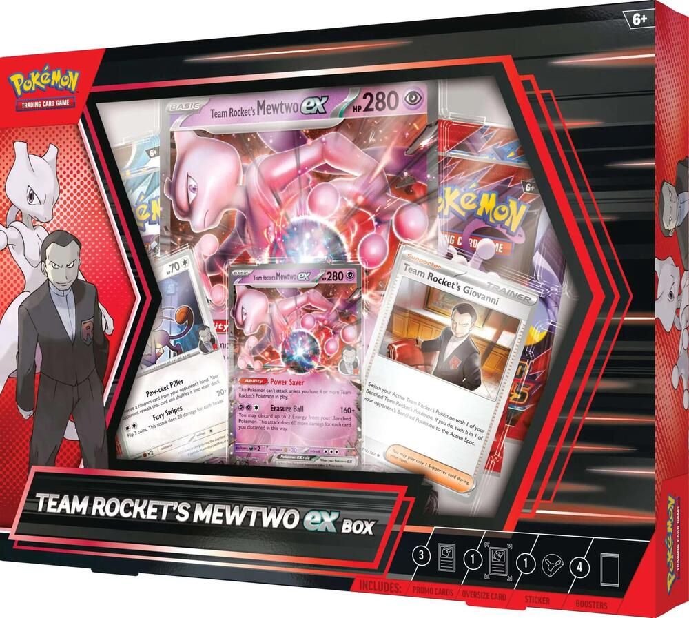 Pokemon Team Rocket's Mewtwo ex Box