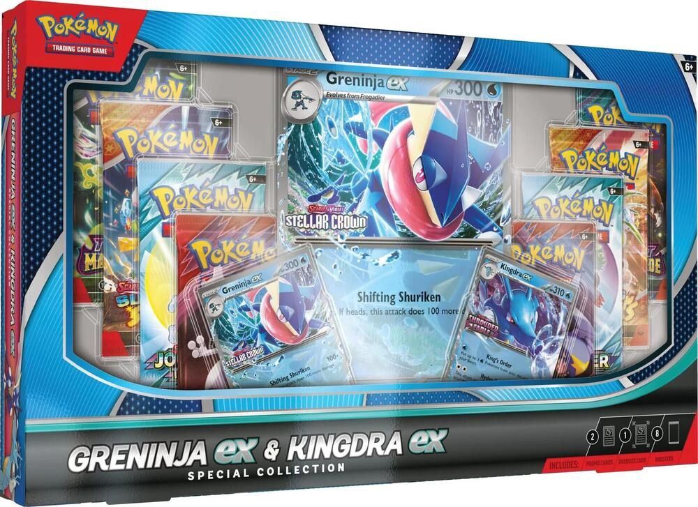 Pokemon Greninja ex  &amp; Kingdra ex Special Collection Box