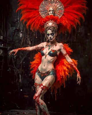Vegas Undead- 4x6 print (Anastasia Undead)