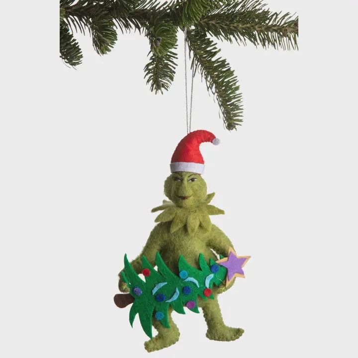 Grinch &amp; Xmas Tree Ornament